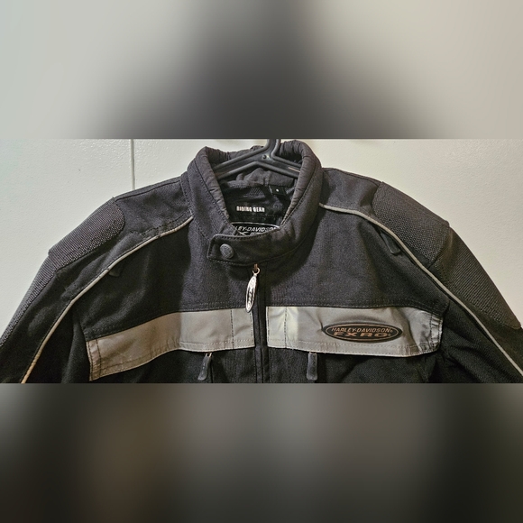 Harley Davidson Men's FXRG Textile Motorcycle Jacket Black Size Small - Picture 4 of 12